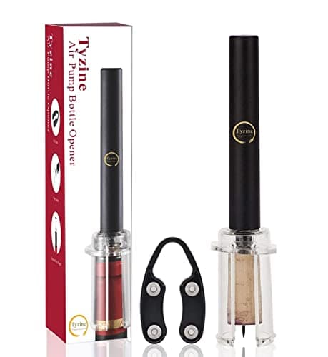 Efficient Corkscrew Bottle Opener Set for Wine Lovers — Black 2 set