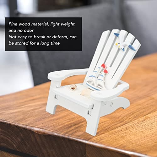 Zerodis Mini Adirondack Beach Chair Ornaments for Coastal Home Decor