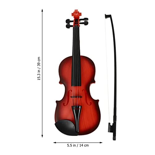 Antique Vaguelly Plastic Violin & Ukulele Kids Musical Toy