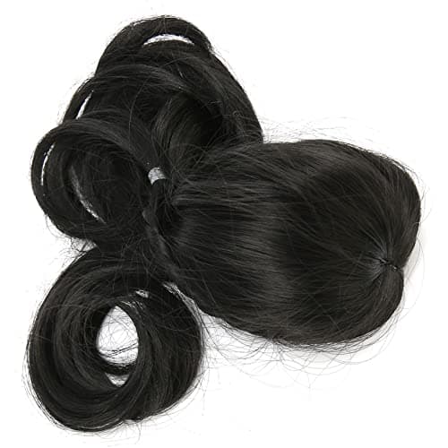 High Temperature Synthetic Black Curly Wig for Dolls (6.1-6.7in)