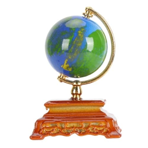 Exquisite 1:12 Scale Miniature Globe for Dollhouse Decor