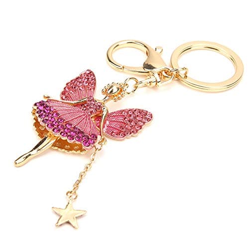 Zerodis Mini Keyring: Dancing Girl Shape Car & Bag Decoration