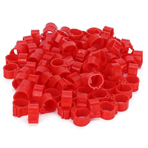 200pcs 10mm Leg Bands for Identifying Homing Pigeons and Adult Birds