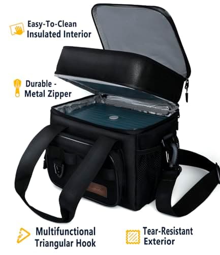 80W Portable Electric Food Warmer with 1.8L Stainless Steel Container for Home Work Truck Car