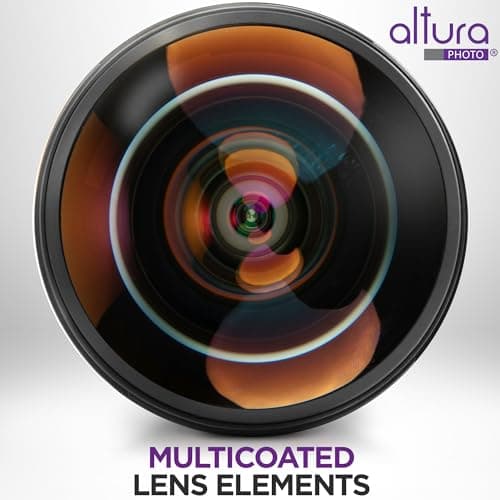 Altura Photo 8mm f/3.0 Wide Angle Aspherical Fisheye Lens for Canon EOS DSLRs