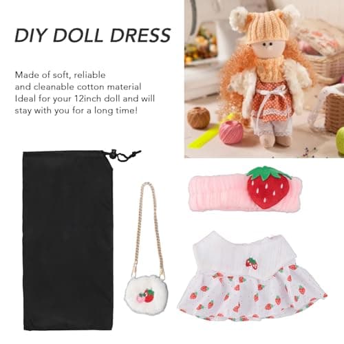 Plush Doll Outfit Set for 12 inch Dolls