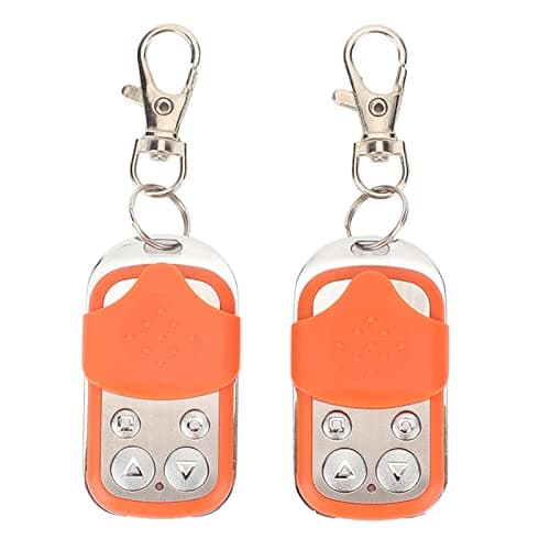 2pcs Automatic Door Remotes for Chicken Coop & Warehouse Doors with Key Clip