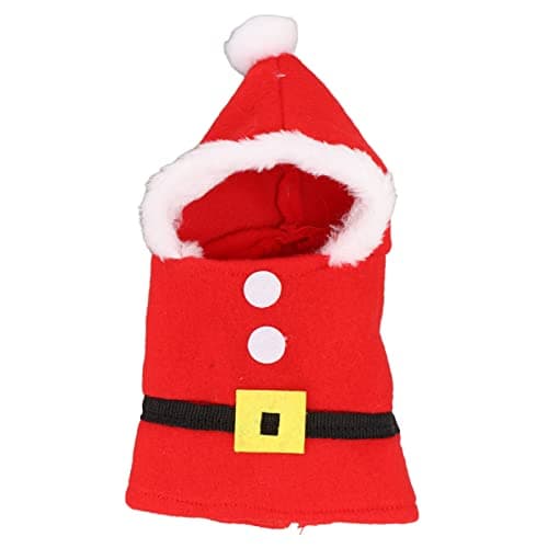 Zerodis Bird Clothes, Cute Warm Plush Hoodie for Christmas Party, Birthday, Pet Shows, Cosplay (XS)
