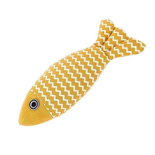 Interactive Bite-Resistant Cat Toy: Cotton Rope Simulation Fish with Fun Design
