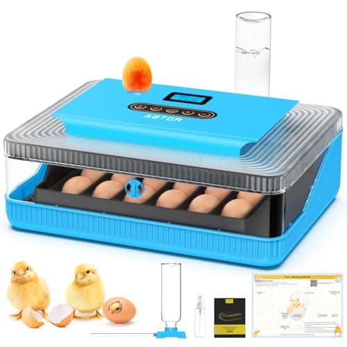 25 Egg Digital Incubator with Automatic Turning, Temperature & Humidity Control, LED Display