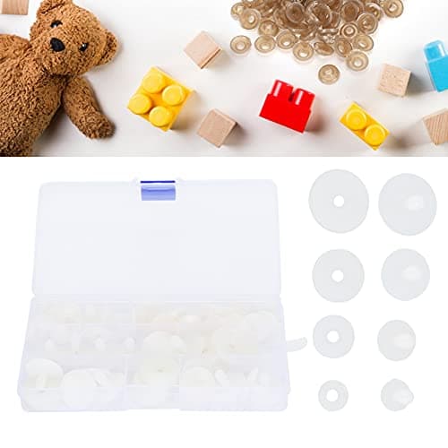 Zerodis White Plush Bear Joints Set for Doll Making Supplies