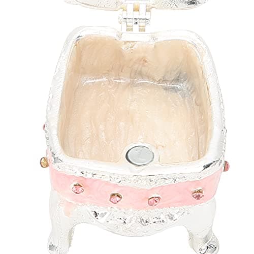 Zerodis Shaped Trinket Box for Women & Girls Jewelry Storage Decorative Accessories