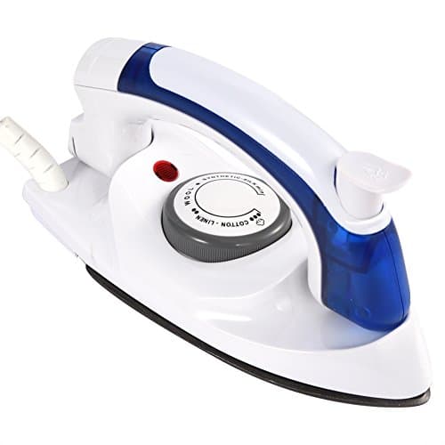 Zerodis 700W Mini Travel Iron with Temperature Control (US Plug)