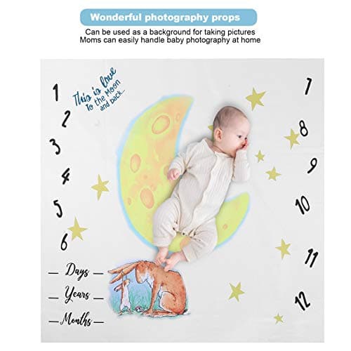 Super Soft Flannel Baby Blanket 100x100cm for Newborn Boy & Girl Photography Props
