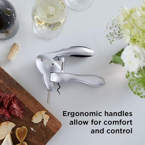 Silver Rabbit Original Lever Corkscrew with Foil Cutter