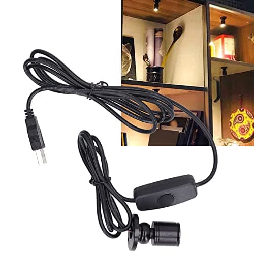 Zerodis Mini 5V LED Spot Light, Warm White, Dimmable & Cable Control