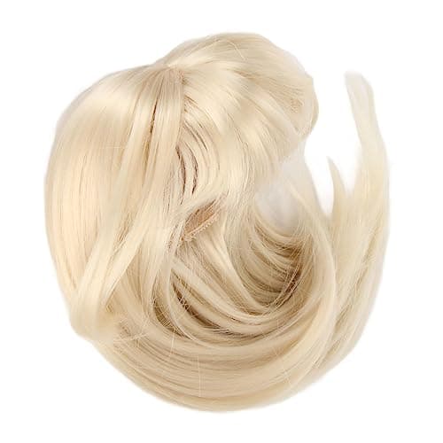 Milk Gold Long Hair Wig for Ball Jointed Dolls, Handmade & Long Lasting