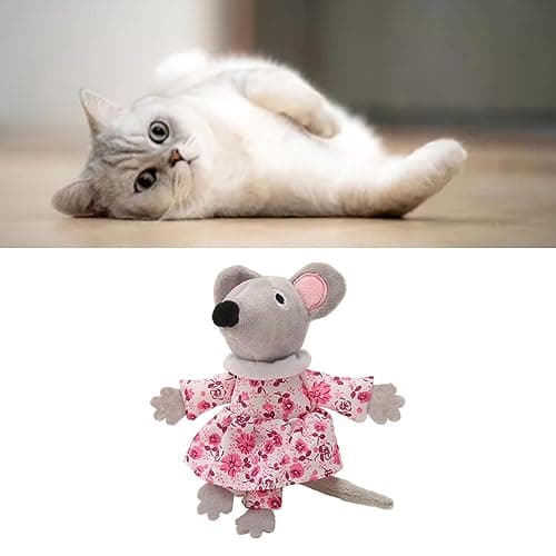 Zerodis Interactive Cat Toy: Catnip-Infused Teeth-Cleaning Bite Toy for Active Play