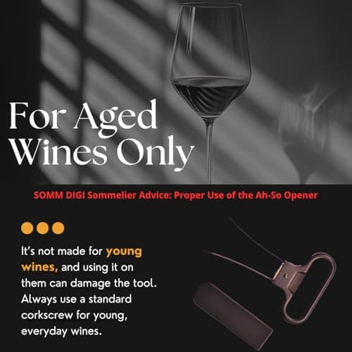 Sommelier ApprovedAh-So Wine Opener with Corkscrew - Easy Cork Removal, Crumb-Free