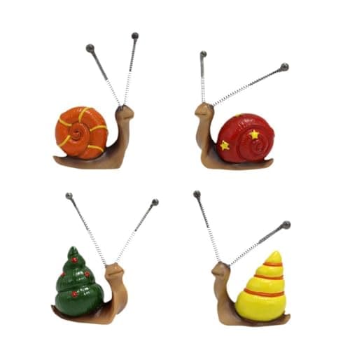 Zerodis Mini Colorful Snail Statue for Garden Landscape Yard Decor