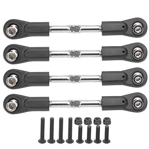 HighQuality 77-87mm M4 Screw Servo Tie Rod Linkage /HobaoArrma Kraton Red Cat, 4Pcs