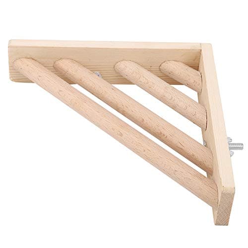 Wooden Standing Ladder Perch for Cage Birds Bridge Bridges