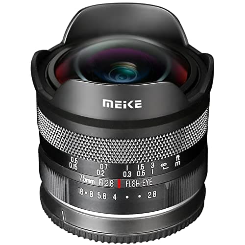 Meike 7.5mm f/2.8 Ultra Wide Circular Fisheye Lens for Fujifilm X-Mount Camera
