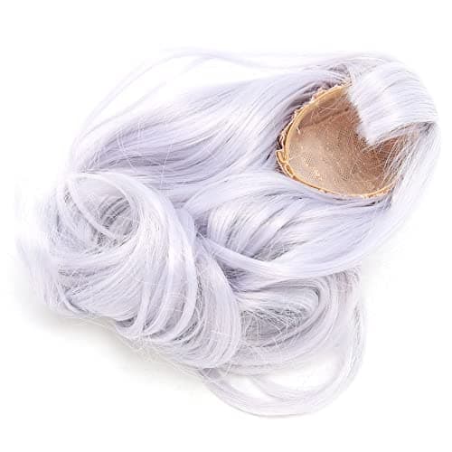 High Temperature Synthetic Blue Long Curly Wig for Dolls (6.1-6.7in Head)