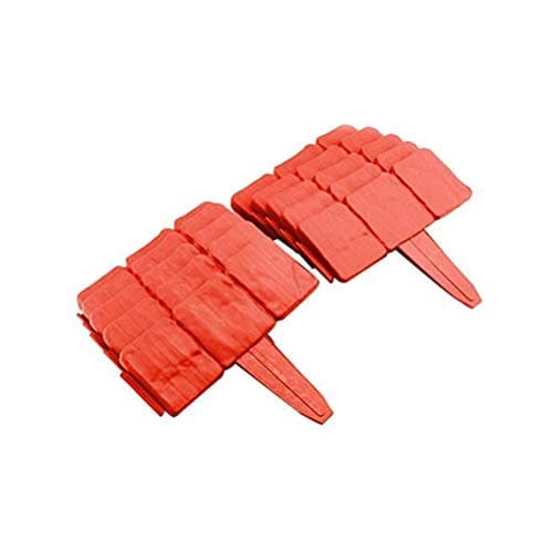 Plastic Garden Border Fence 9.6x9 Inch Flexible Edging Decor (26/24/14) — 26/24/7