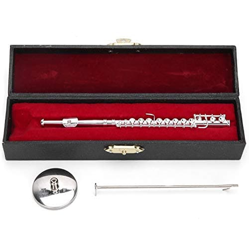 Copper Mini Flute with Stand & Case Home Ornament