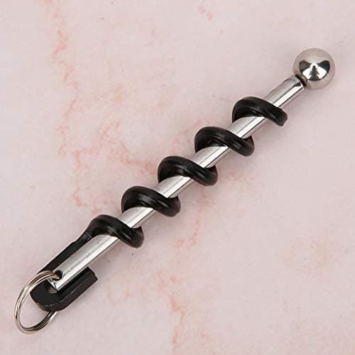 Portable Stainless Steel Keychain Corkscrew for Backpack Camping