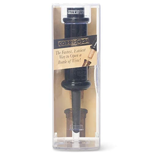 Wine Lovers' Cork Pops Black 6.5 Inch Original Wine Opener