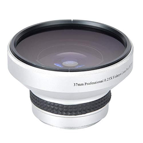 37mm 0.25X Super Fisheye Lens with Removable Macro for Wide-Angle Photography