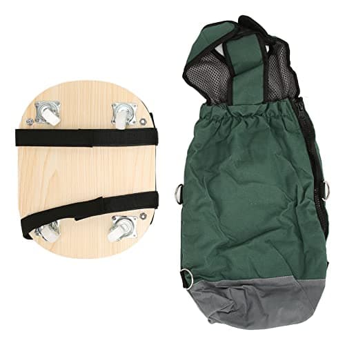 Dog Walking Scooter with Breathable Pet Drag Bag for Senior Dogs (6.5‑9kg/14.3‑19.8lb)