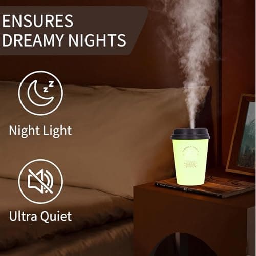 Green 300ml Car Coffee Cup Shaped Humidifier