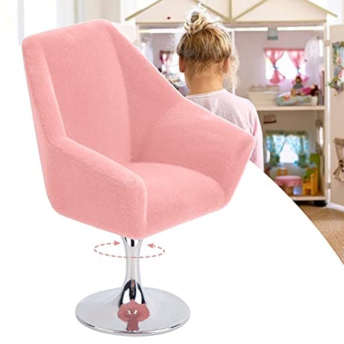 Zerodis Mini Dollhouse Sofa Chair for Kids, 1:12 Scale Flocking Furniture