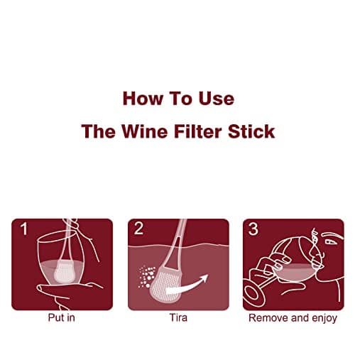 Wine Wand Sulfite Purifier: Reduce Headaches & Sensitivities (Pack of 8)