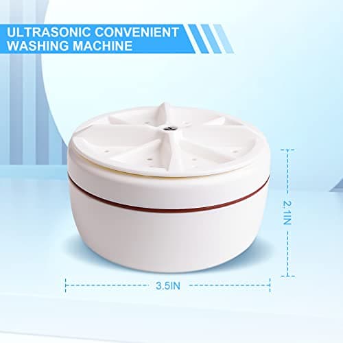 Ultrasonic Mini Portable Washer Disinfects with USB, Suitable for Home, Travel, and More