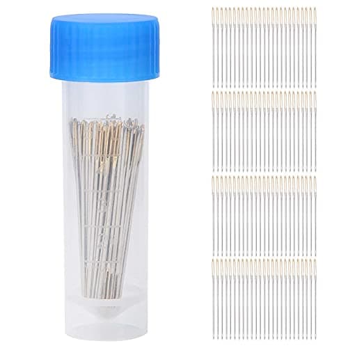 100pcs Metal Embroidery Needles Set with Storage Box
