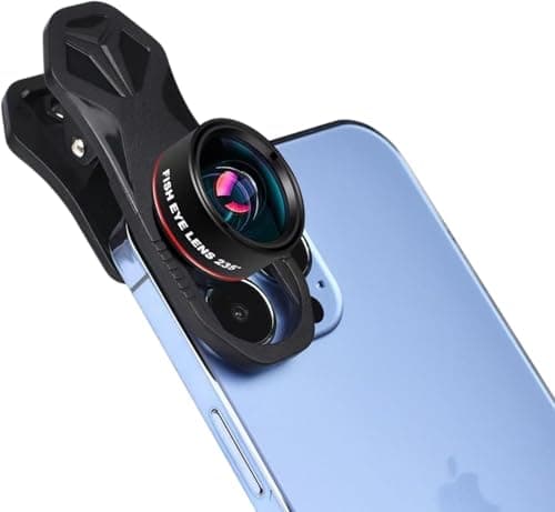 Universal HD Fisheye Lens for iPhone and Android Smartphones