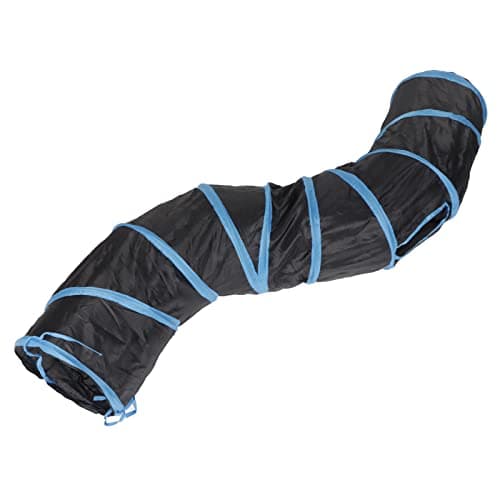 Zerodis Cat Tunnel, Tear Collapsible Play Tube with 4 Openings