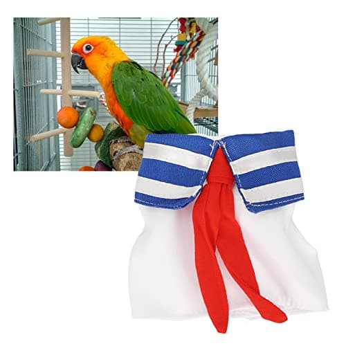 Cute Preppy Soft Fashionable Bird Diaper Suit for Small Pets (S)