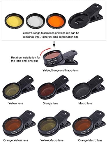 Coral Lens Filter Kits for Phones by Aquarium Choice