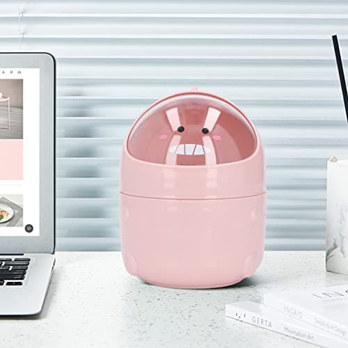 Zerodis Mini Baby Dinosaur Trash Can, Large Mouth & Detachable Design (Office, Desk)