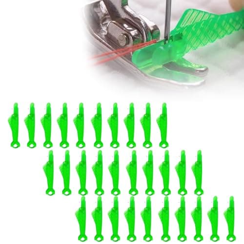 2025 New Fish Mouth Sewing Machine Needle Threading Tool (5 Pcs) — 30 Pcs