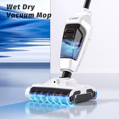 Zerodis Cordless Wet&Dry Vacuum Mop for Home Carpet Cleaning