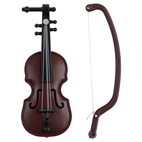 Mini Violin Ornament With Stand for Home Office Decoration