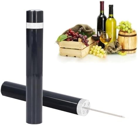 Zerodis Needle Type Wine Bottle Opener, Easy Cork Remover Corkscrew, Travel Portable Pocket Air Pressure Pump Wine Bottle Opener for Home, Restaurant and Party(Red)