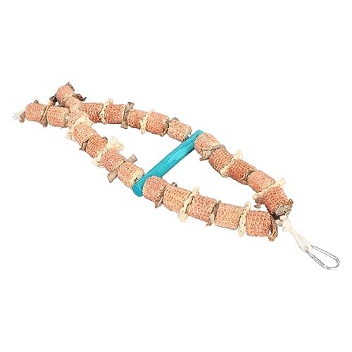 Zerodis Hanging Chew Toy for Macaws, African Grey & Other Birds with Hooks