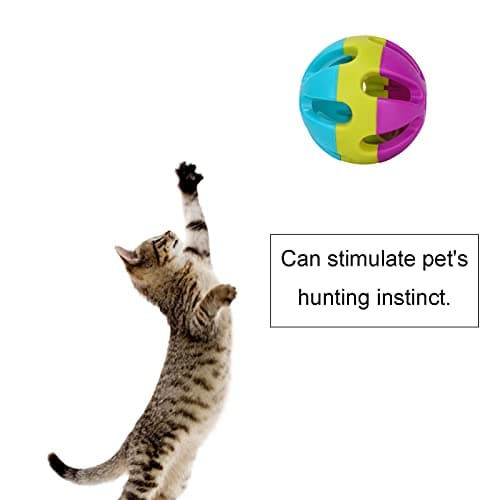 Zerodis Cat Jingle Ball Toy for Indoor Cats and Kittens